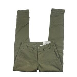 RGT Rogue Territory Green Officer Trouser Slim Tapered Pant Size 29x33
